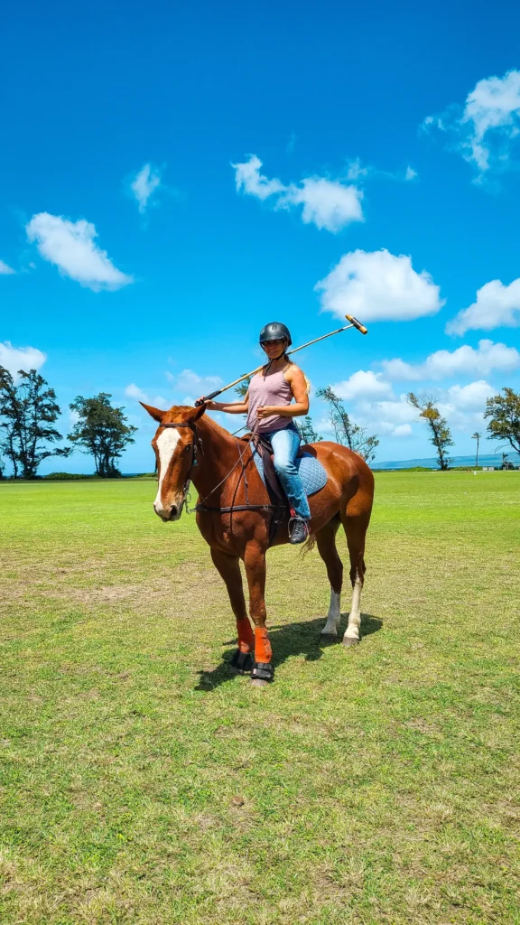 This image is by Hawaii Polo Trail Rides.